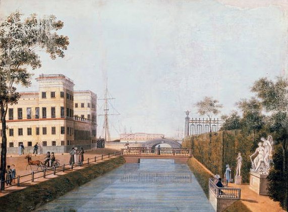 Utsikt över St. Petersburg, 1839 av Ivan Belonogov
