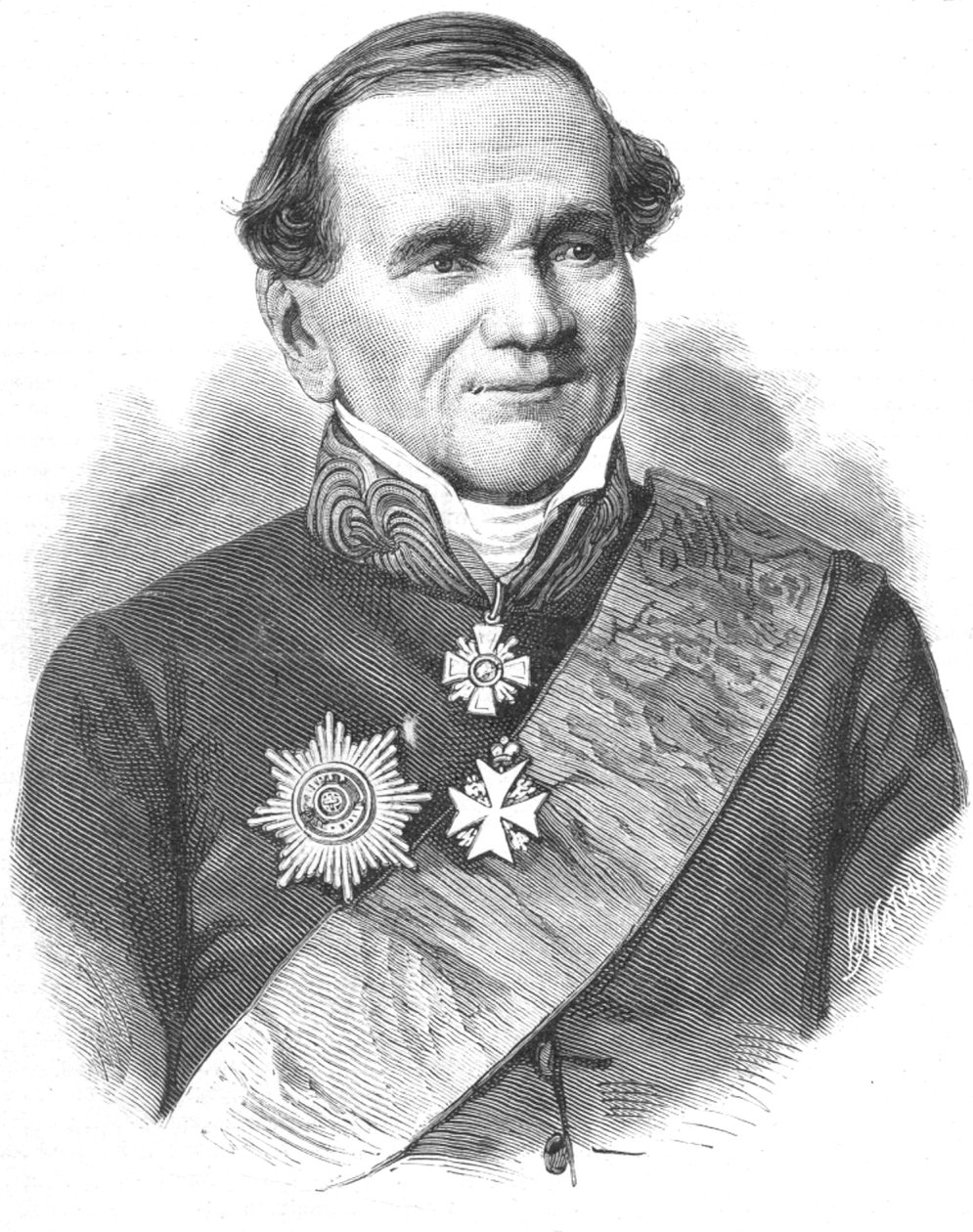 Fjodor Nikolajevitj Glenn 18-160 av Ivan Ivanovich Matyushin