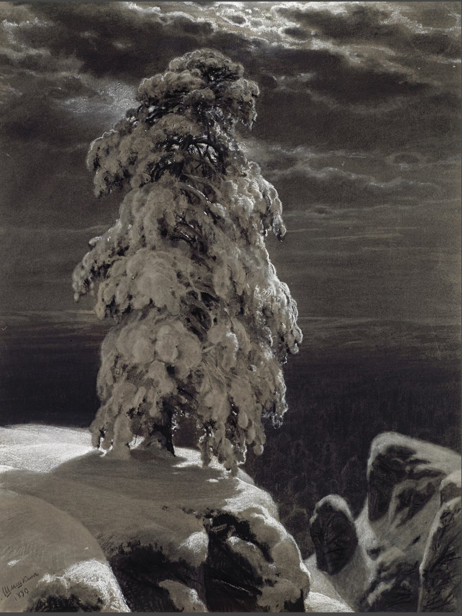 I norra vildmarken, 1890. av Ivan Ivanovich Shishkin