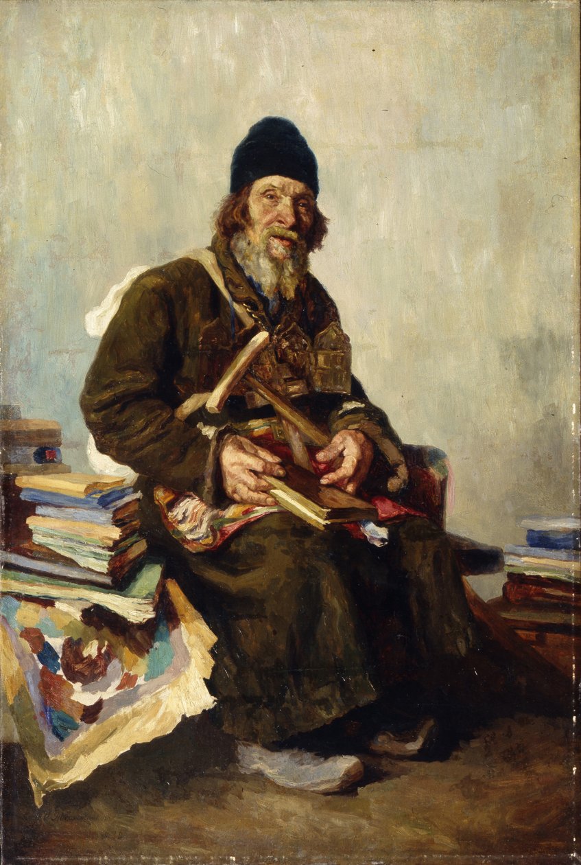 Ikonförsäljare, 1889 av Ivan Ivanovich Tvorozhnikov