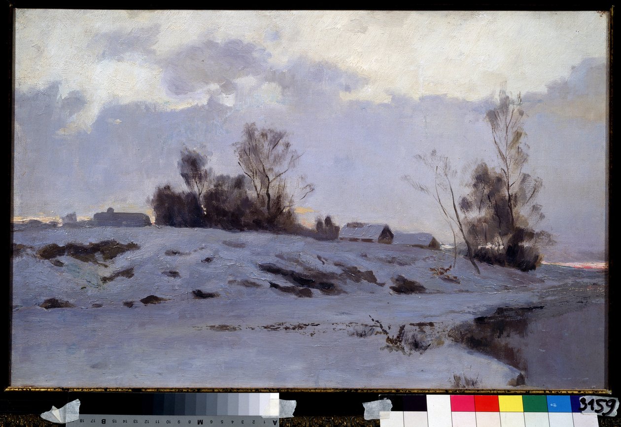 Tidig vår. Målning av Ivan Ivanovich Yendogurov (1861-1898), olja på duk, rysk konst från 1800-talet. Statens Tretjakovgalleri, Moskva. av Ivan Ivanovich Yendogurov