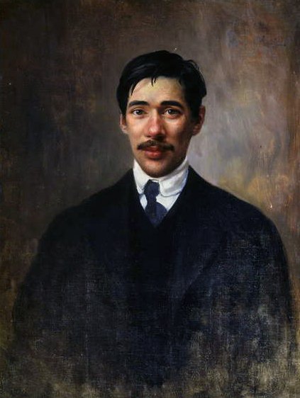 Porträtt av Korney Chukowsky, ca 1909 av Ivan Kirillovich Parkhomenko