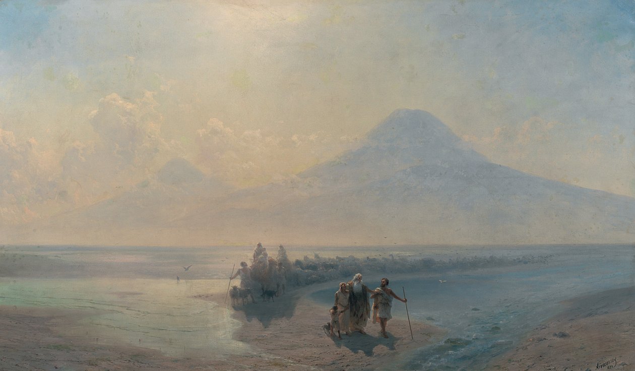 Noas nedstigning från berget Ararat av Ivan Konstantinovich Aivazovsky