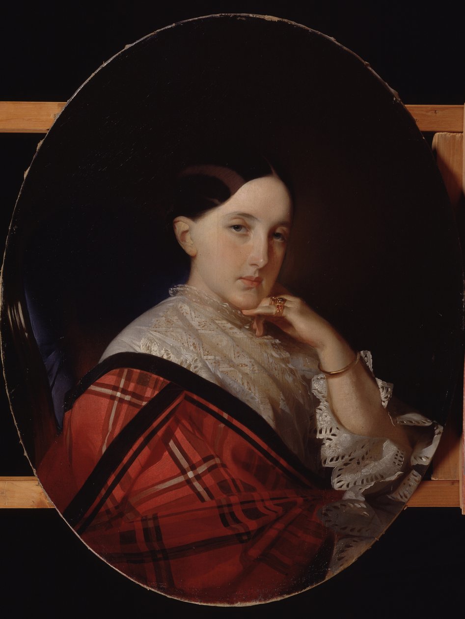 Porträtt av storhertiginnan Maria Alexandrovna 1824-1880, framtida kejsarinna av Ryssland av Ivan Kosmich Makarov