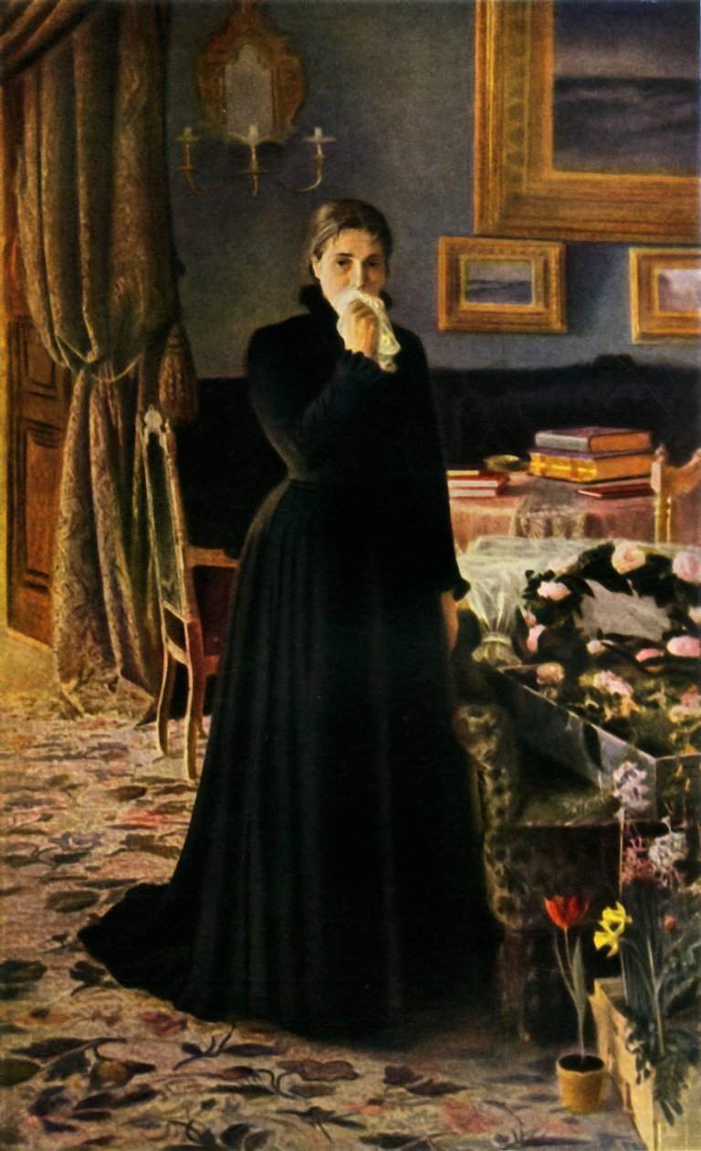 Tröstlös sorg, 1884, 1965. av Ivan Kramskoy