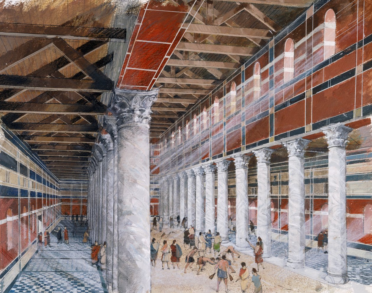 Basilikan Baths, Wroxeter Roman City av Ivan Lapper