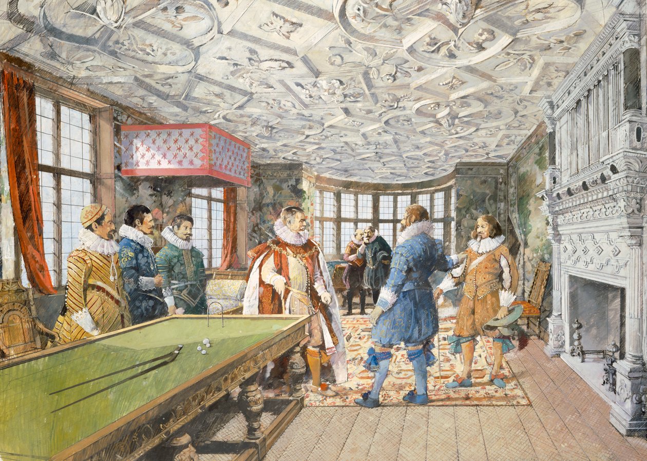 Kirby Hall, tidigt 1600-tal, c1990-2010 av Ivan Lapper