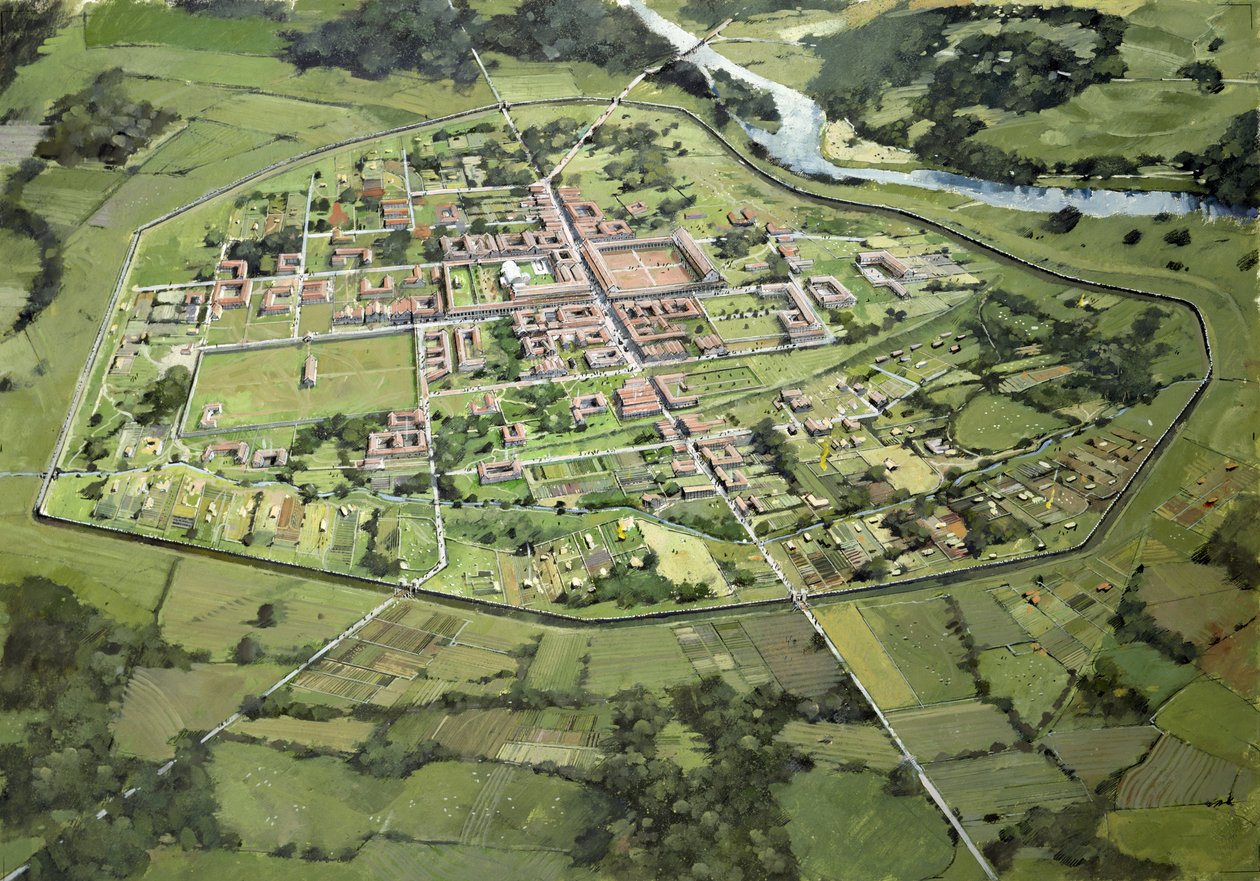 Wroxeter romerska stad av Ivan Lapper