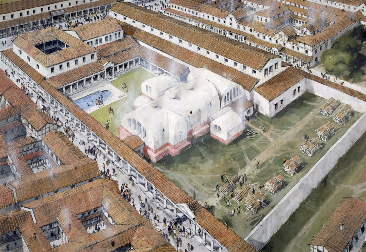 Wroxeter romerska stad av Ivan Lapper