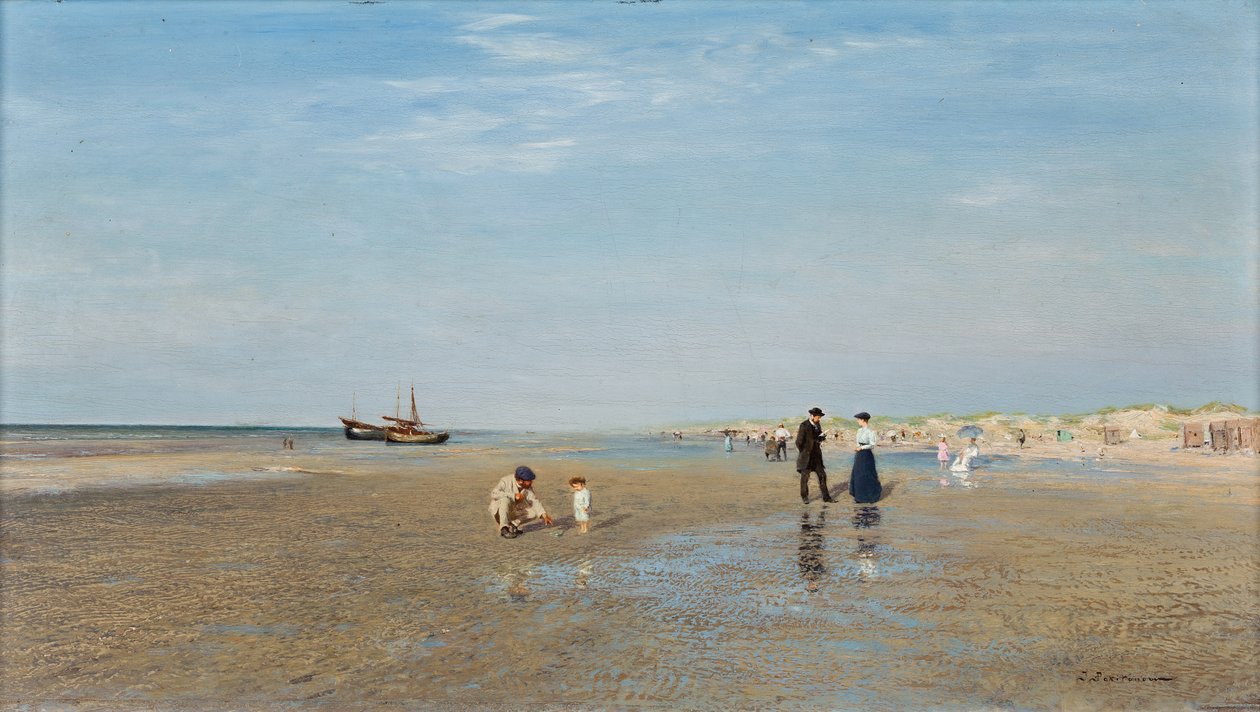 På stranden; På stranden av Ivan Pavlovich Pokhitonov