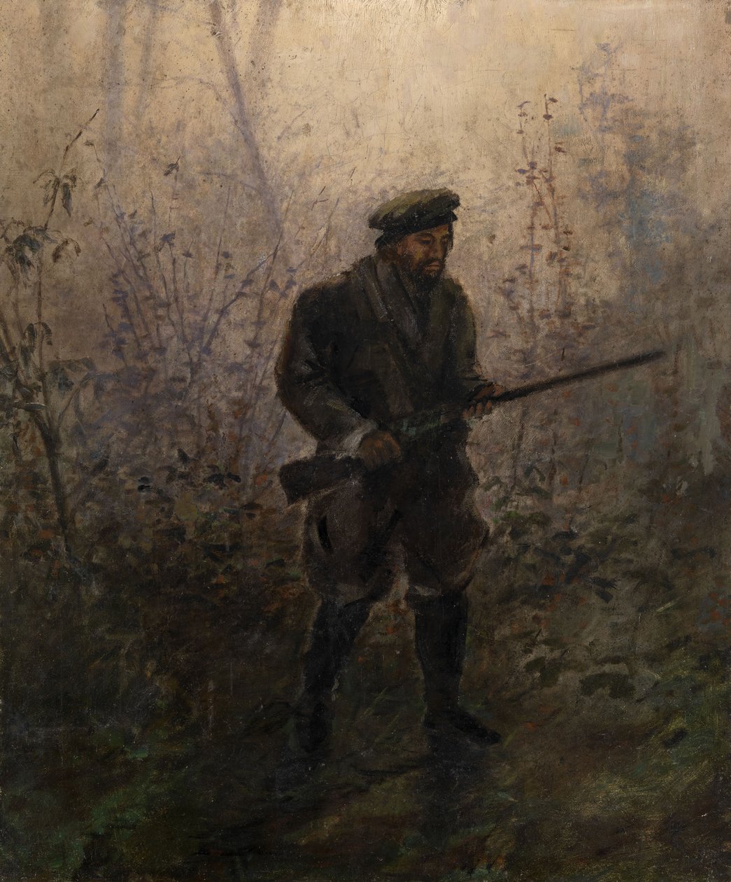 Jägare i skogen av Ivan Pavlovich Pokhitonov