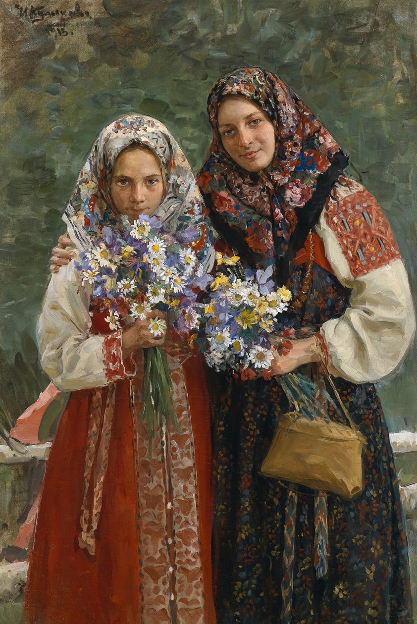 Ängsblommor, 1913 av Ivan Semyonovich Kulikov