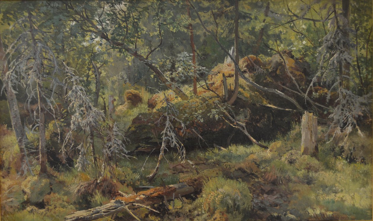 Grenar. En studie av Ivan Ivanovich Shishkin