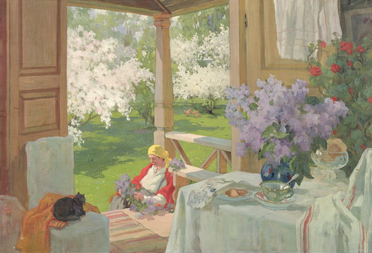 På lantstället av Ivan Silych Goriuschkin-Sorokopudov