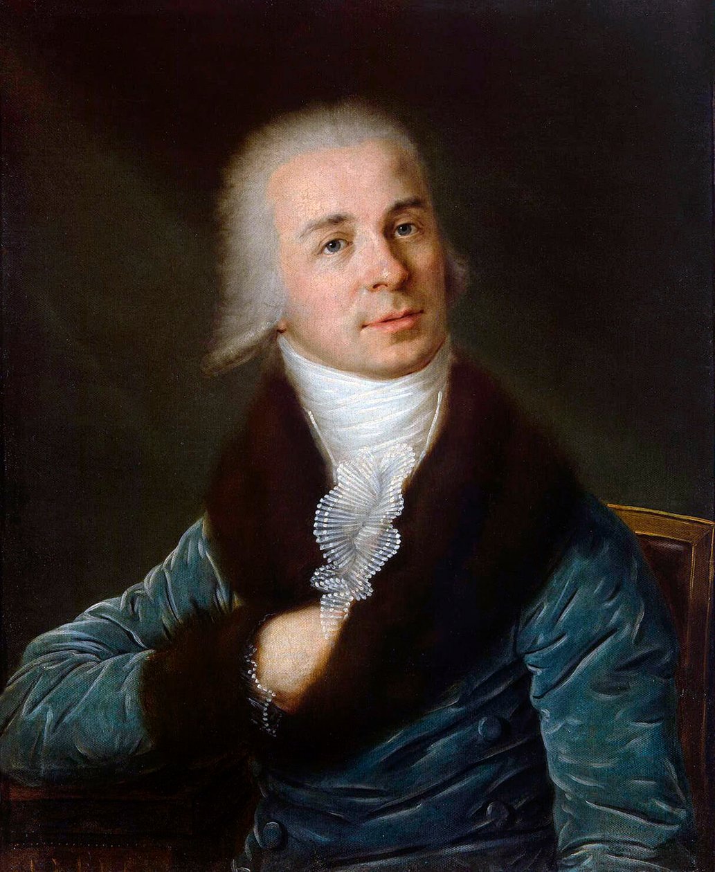 Porträtt av poeten Gavrila R. Derzhavin