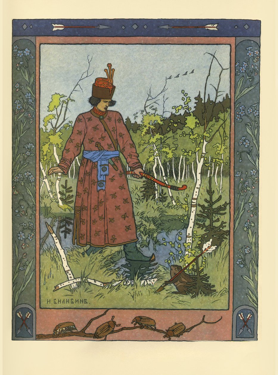 Ivan Tsarevich och grodprinsessan, 1901 av Ivan Yakovlevich Bilibin