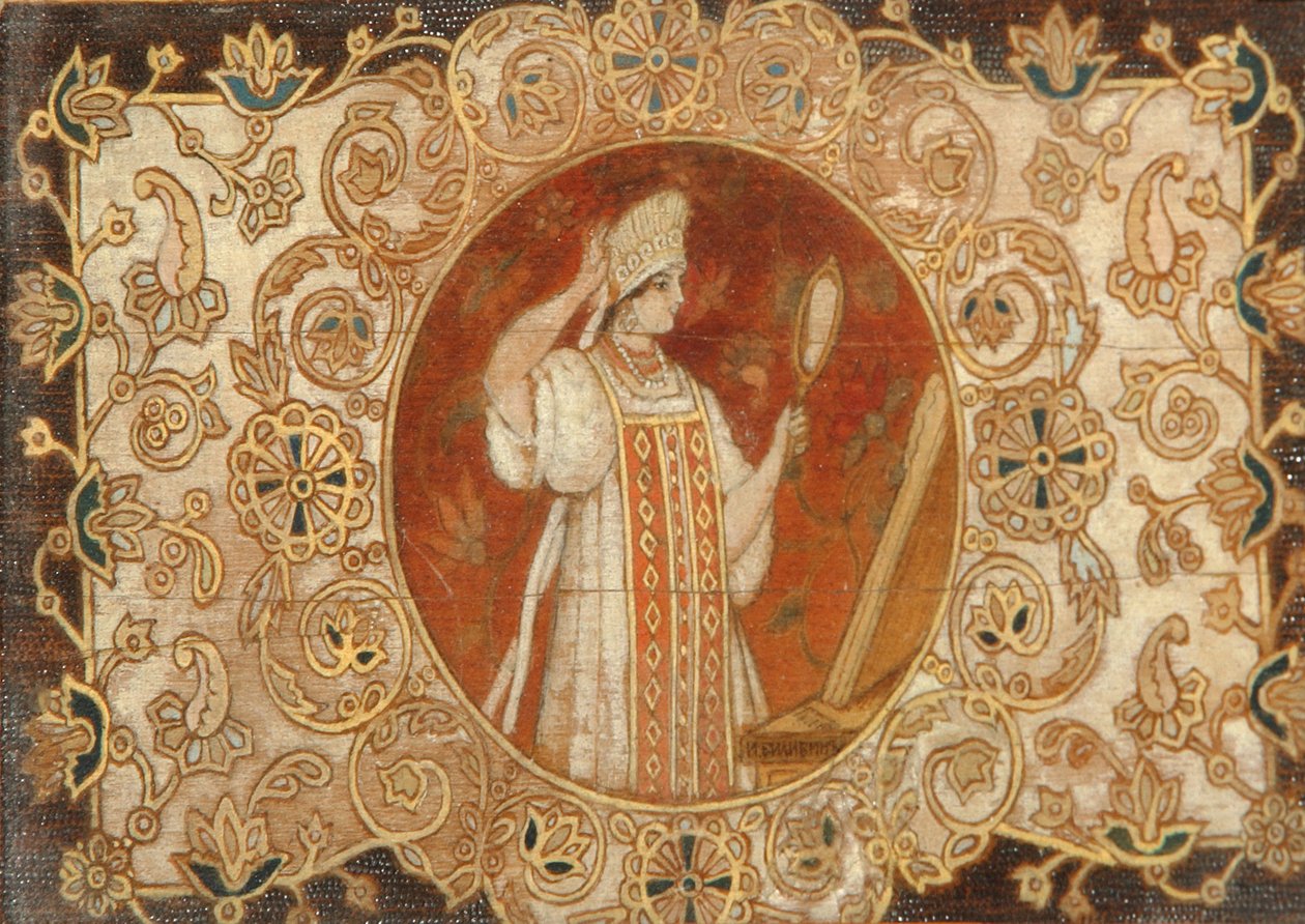 Spegel spegel på väggen där... av Ivan Yakovlevich Bilibin