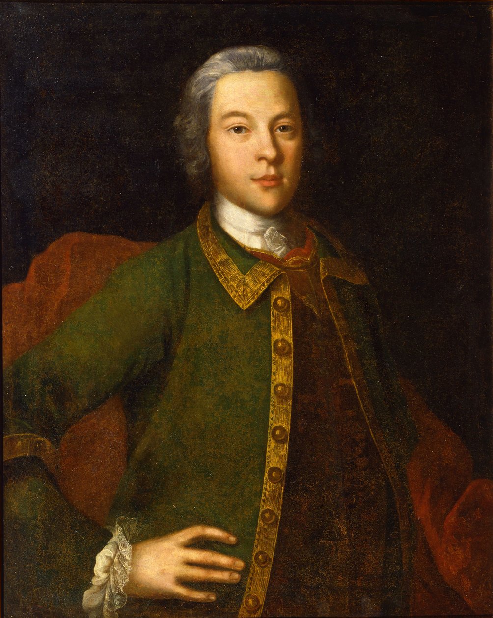 Porträtt av greve Petr Panin 17211789, 1742 av Ivan Yakovlevich Vishnyakov