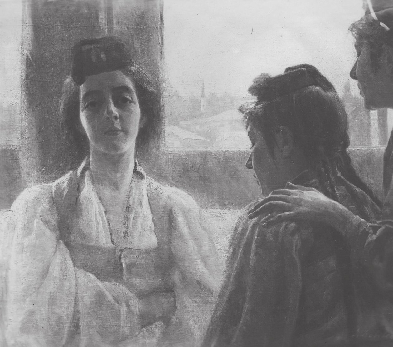 Bosnian with Gusle av Ivana Kobilca