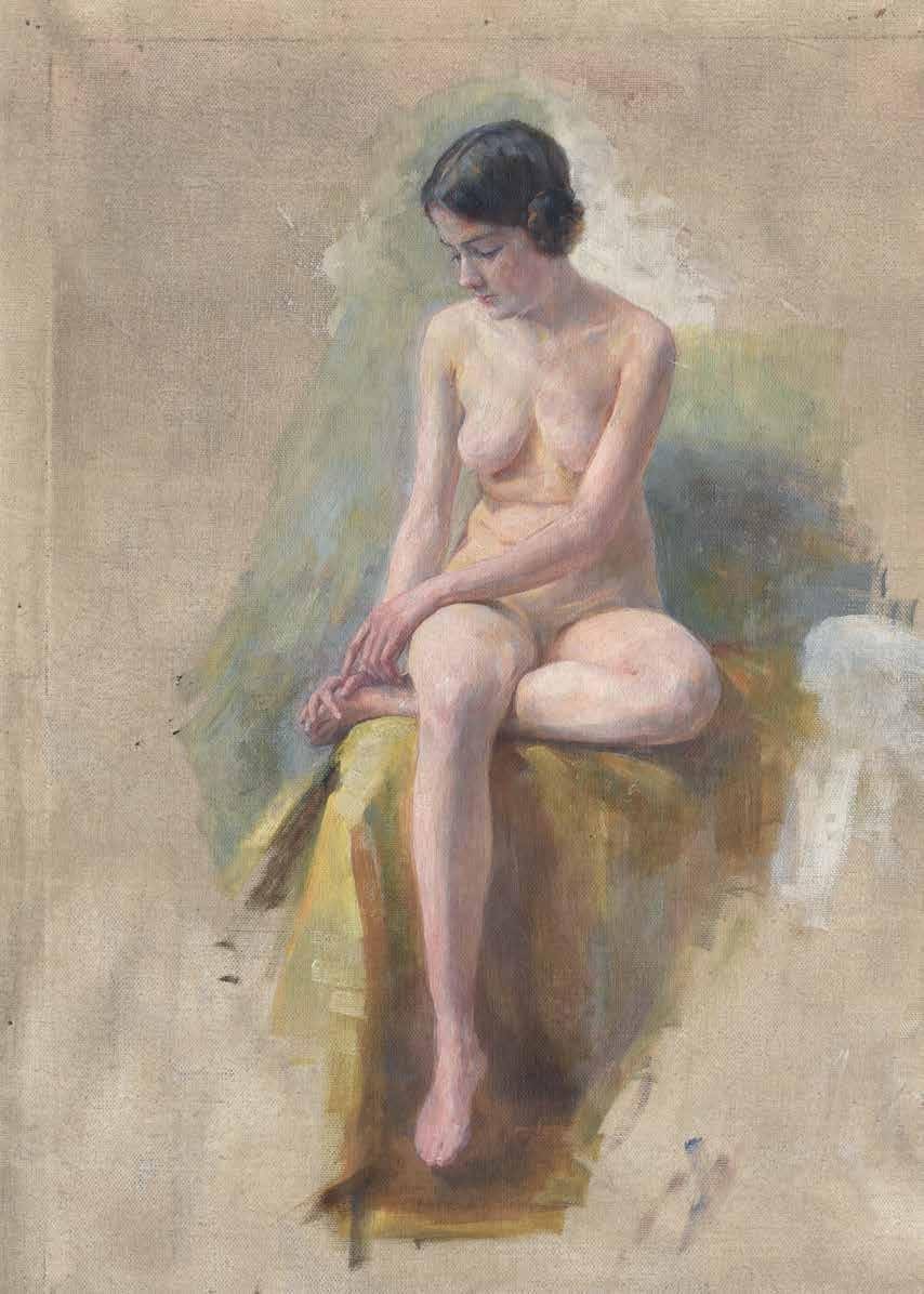 Female nude av Ivana Kobilca