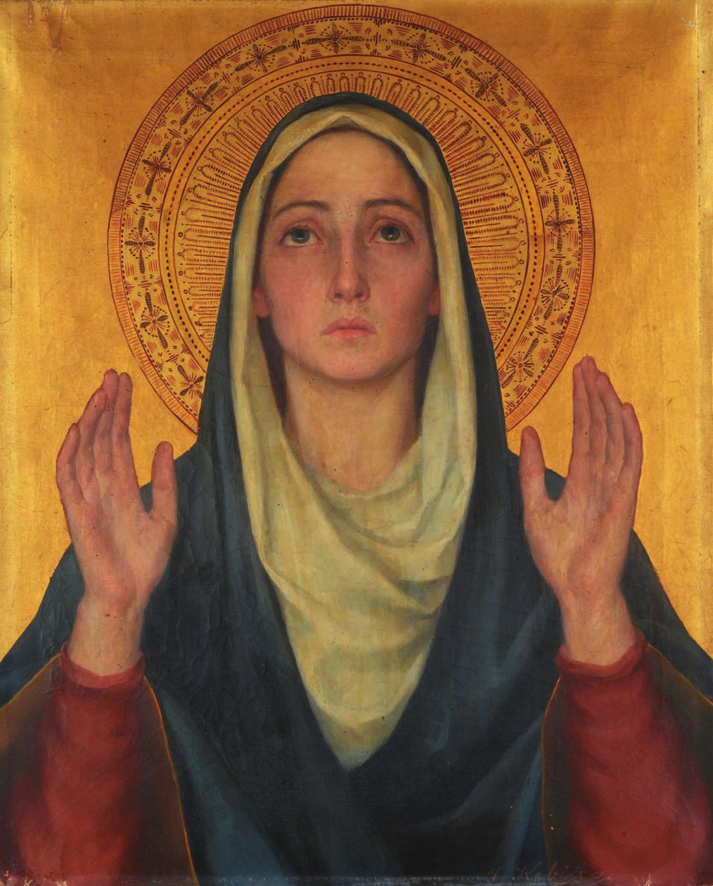 Portrait of Madonna Souvan av Ivana Kobilca