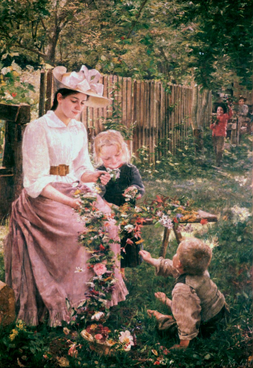 Sommar, c1889-1890 av Ivana Kobilca