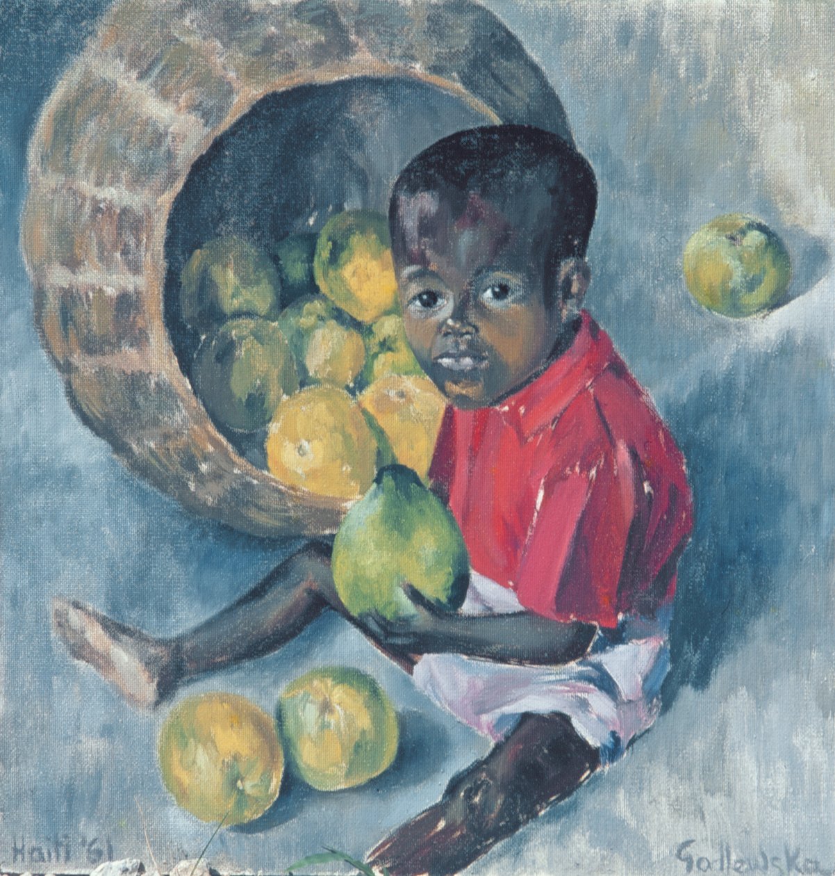Fito, Abels tvillingson, Haiti, 1961 av Izabella Godlewska de Aranda