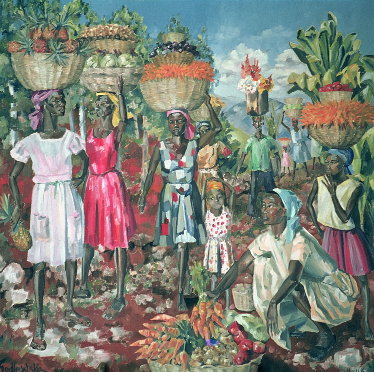Handlarna, 1961 av Izabella Godlewska de Aranda