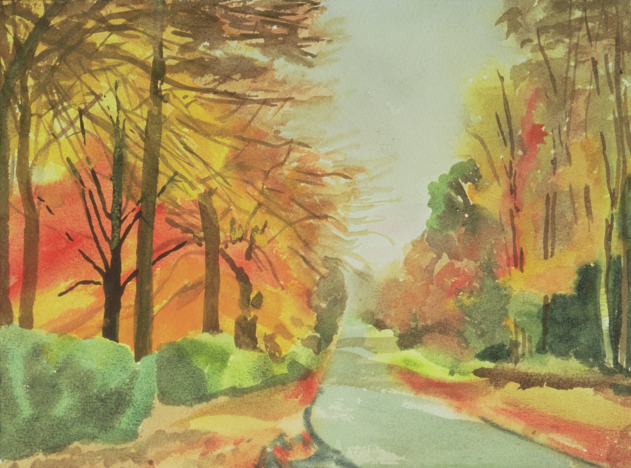 No.47 Autumn, Beaufays Road, Liège, Belgien (wc) av Izabella Godlewska de Aranda