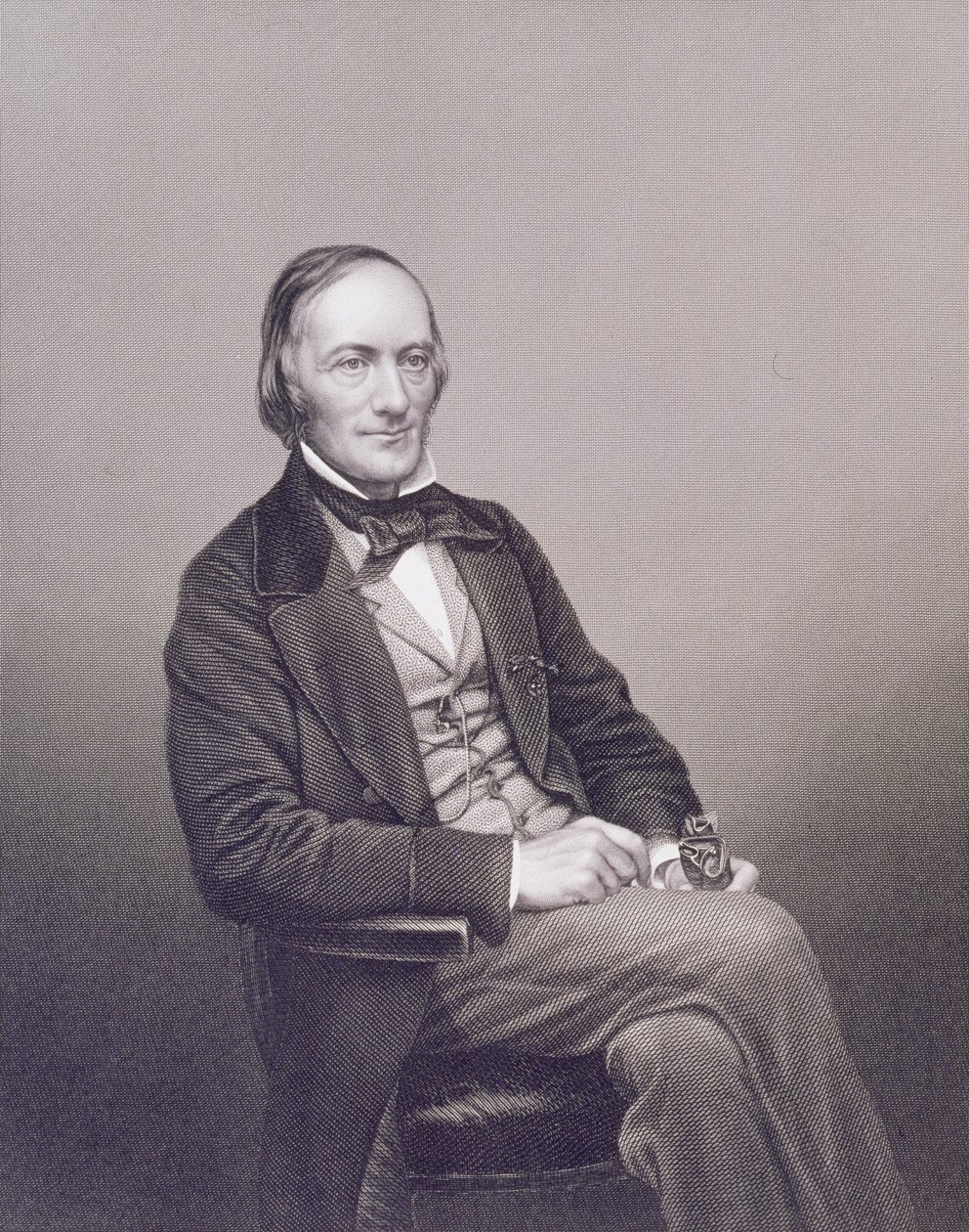 Professor Owen, från The Drawing-Room Portrait Gallery of Eminent Personages, 1861 (stålgravyr) av J. and C. Watkins