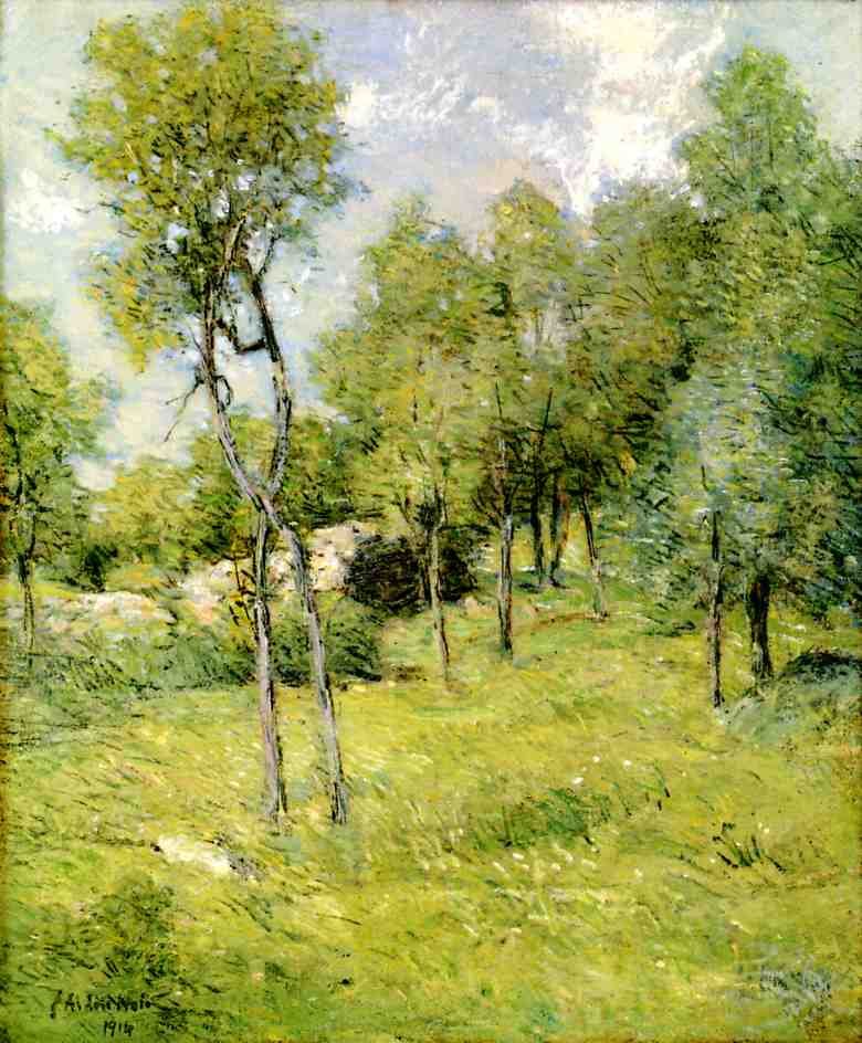  Midsummer Landscapen av J. Alden Weir