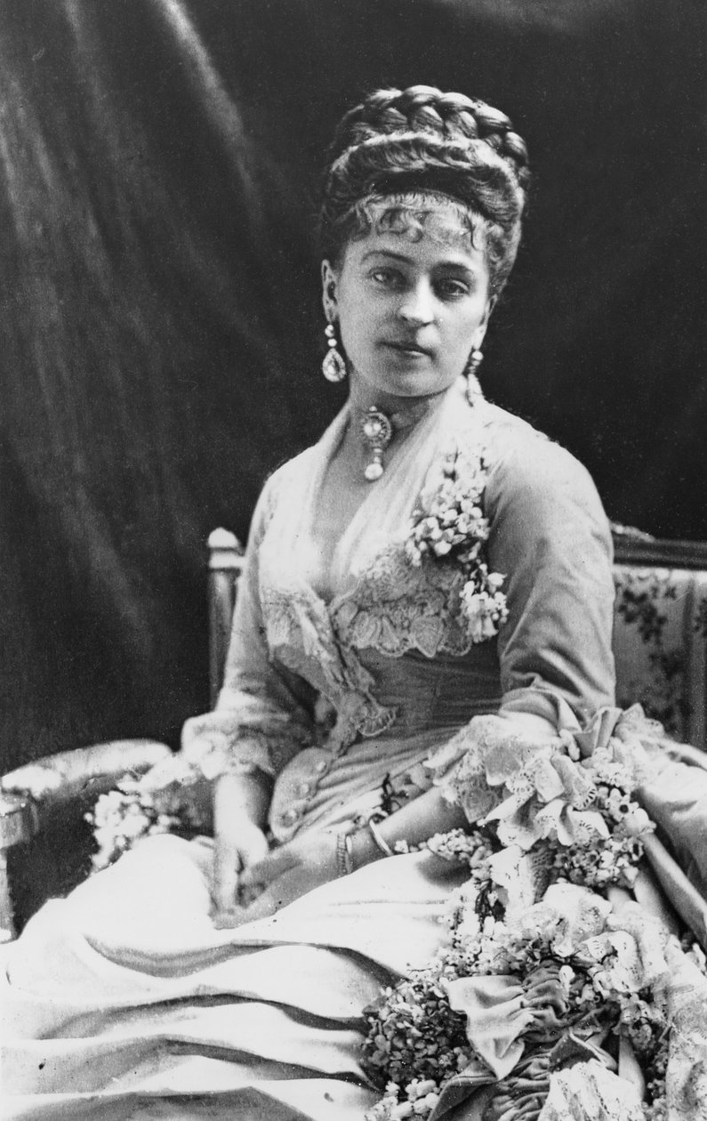 Porträtt av Blanche Adeline Pierson av J. E. Tourtin