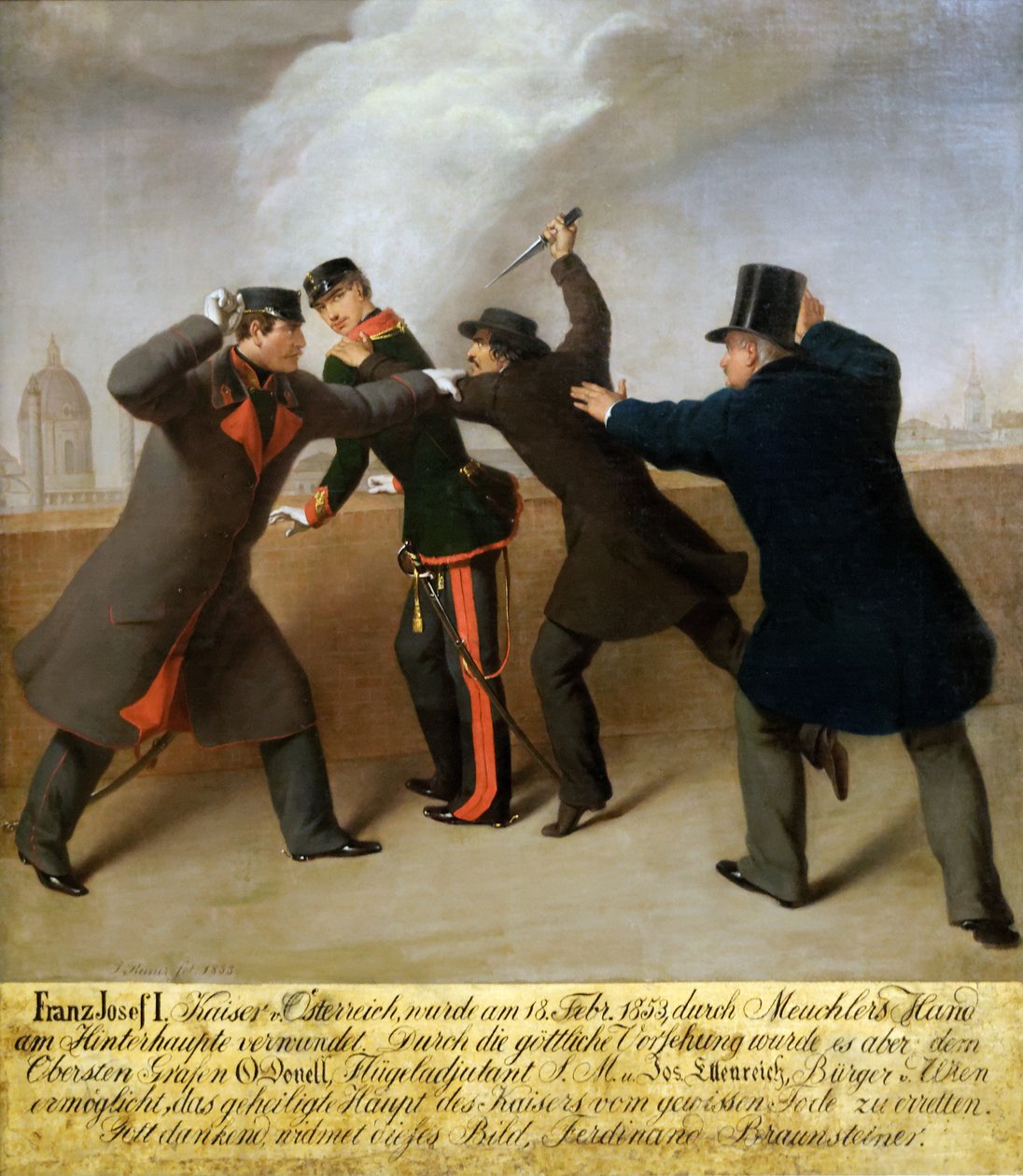 Attentat auf kiker frize Joseph av J. J. Reiner