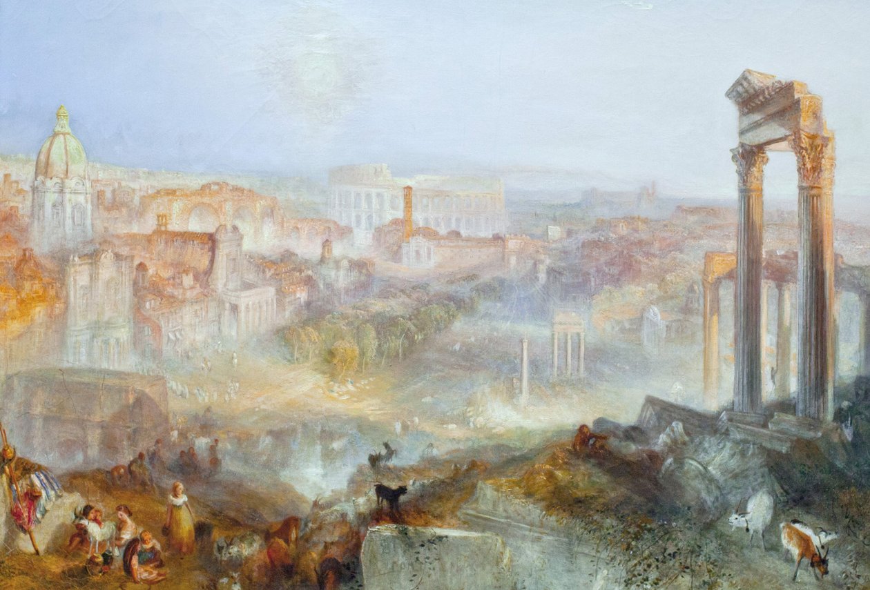 Modern Rom - Vaccino Field av Joseph Mallord William Turner
