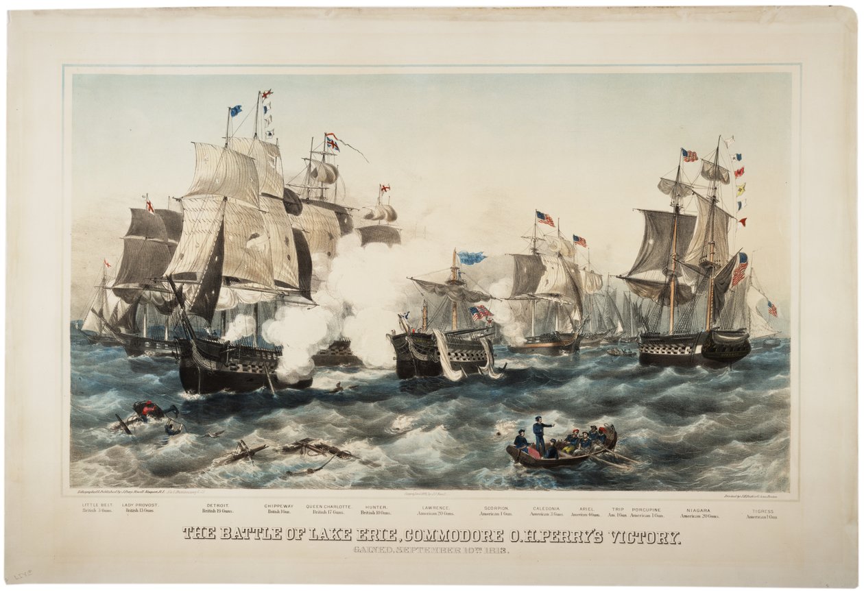 Slaget vid Lake Erie, Commodore O.H. Perrys Victory, 1878 av J. P. Newell