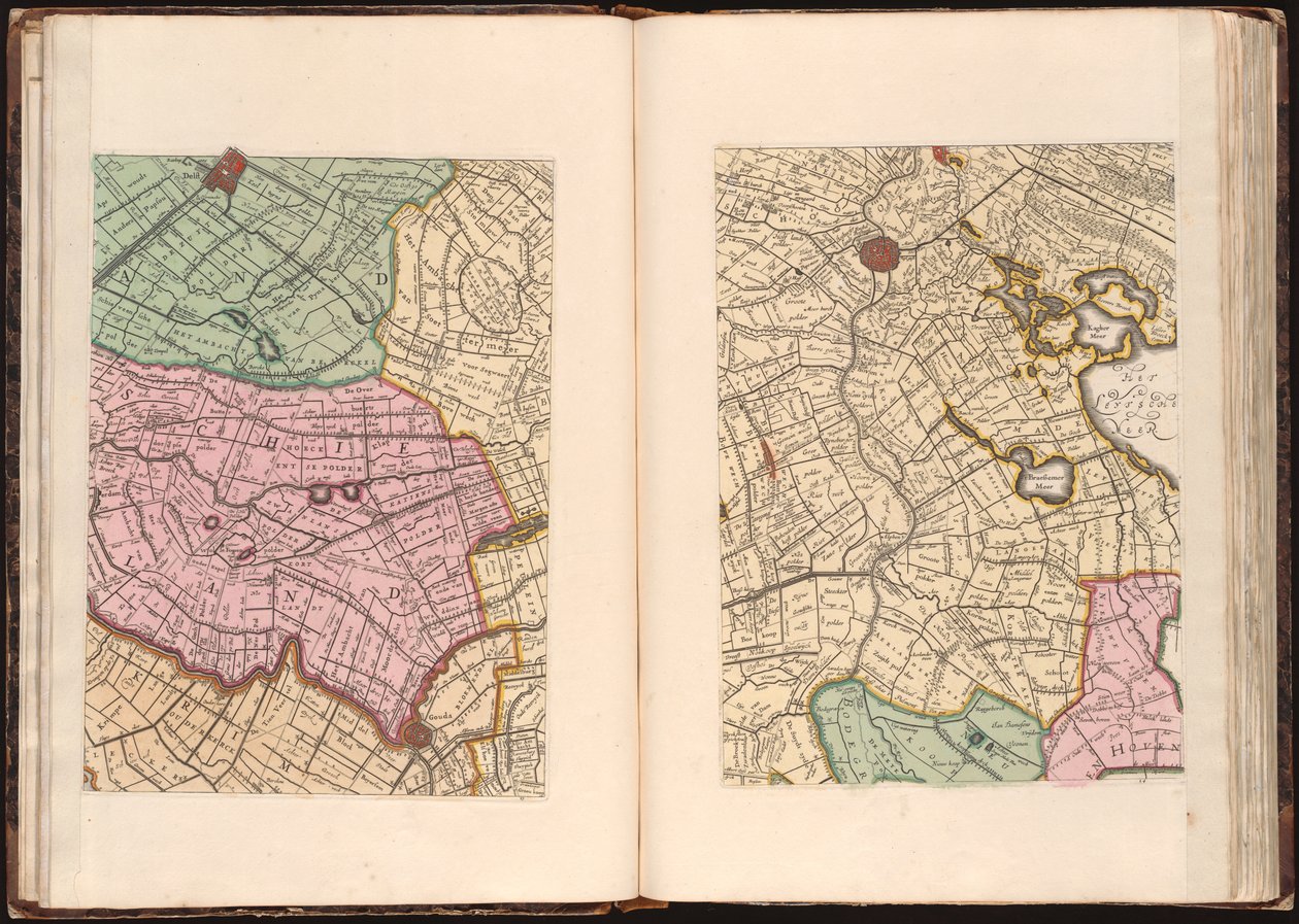 Comitatus Hollandiae et Dominii Ultraiectini tabula / [door Jacob Aertsz. Colom] av J.A. Colom