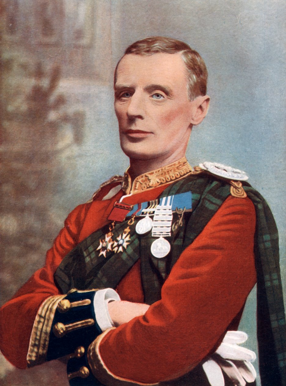 Generalmajor AG Wauchope, befälhavare för Highland Brigade i Sydafrika, c1899 1902. av JA Horsburgh