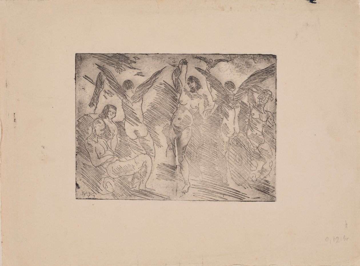 Allegorisk komposition av J.A. Jerichau
