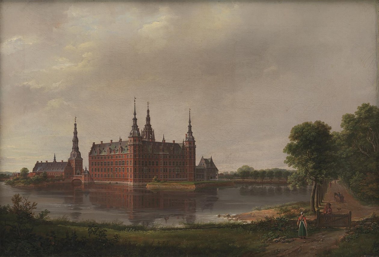 Frederiksborgs slott av Johan Christian Dahl