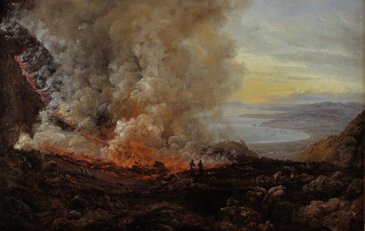 Vesuvius utbrott av Johan Christian Dahl