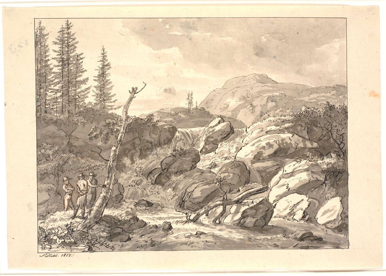 Vattenfall av Johan Christian Dahl
