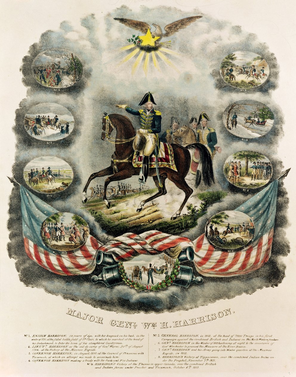 Generalmajor William Henry Harrison, ca 1813 av J.C. Richard