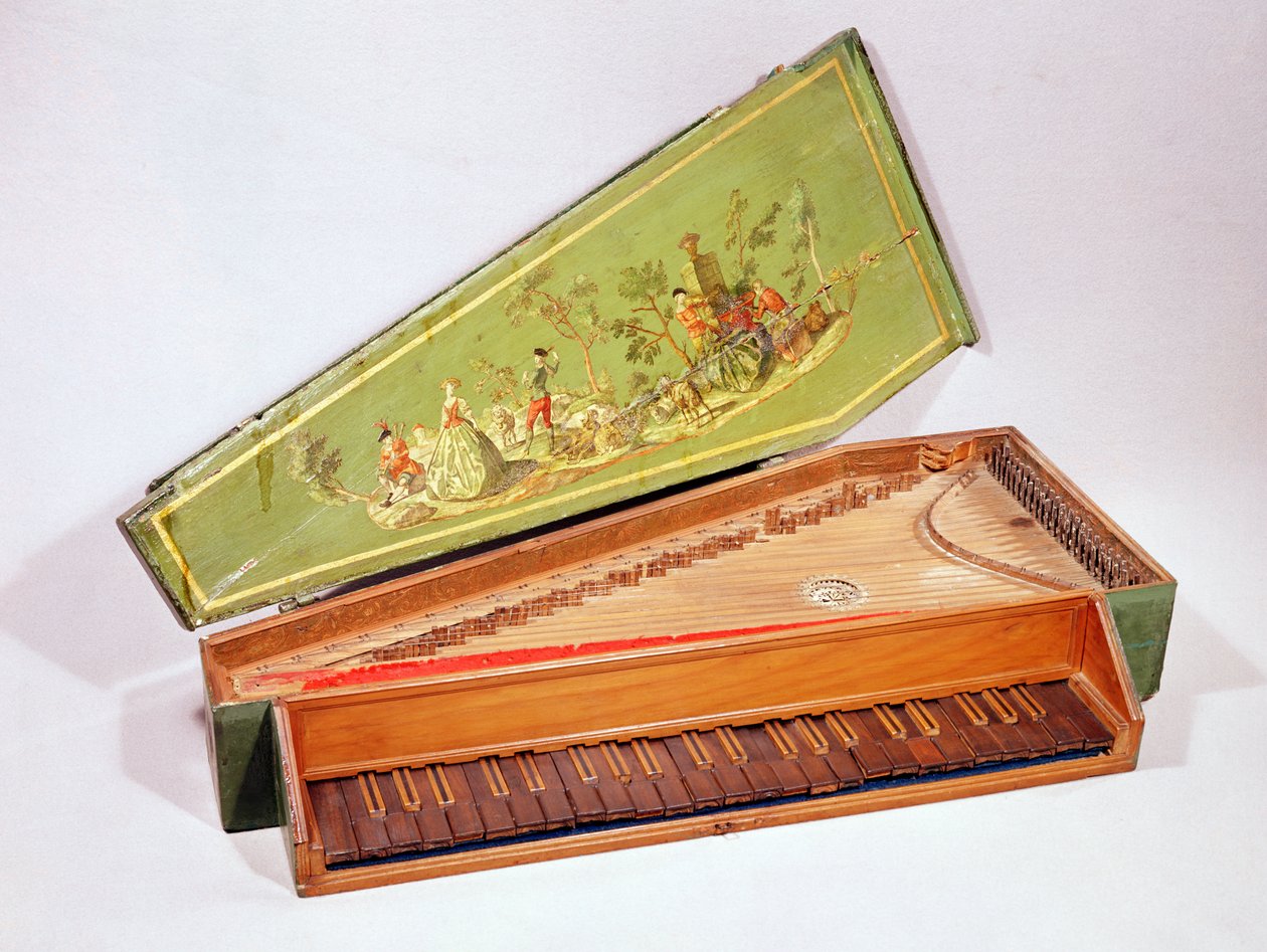 Spinet, 1746 (blandad media) av J.D. Birger