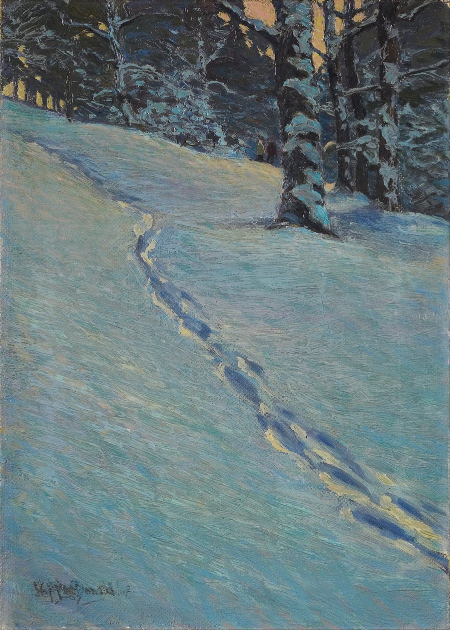 Morgon efter snö, High Park av J.E.H. MacDonald