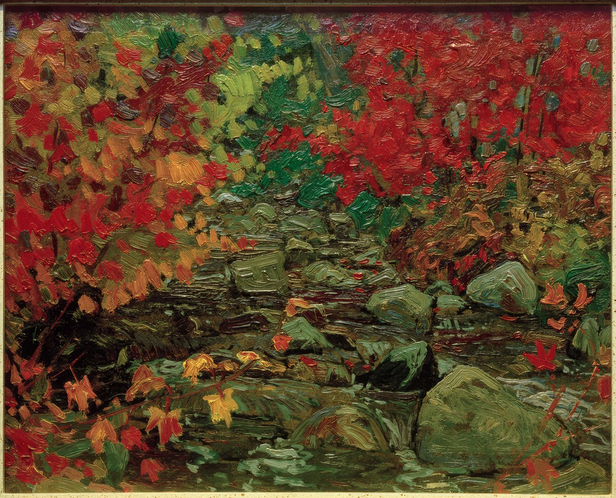 Höstlöv, Batchewana Wood av J.E.H. MacDonald