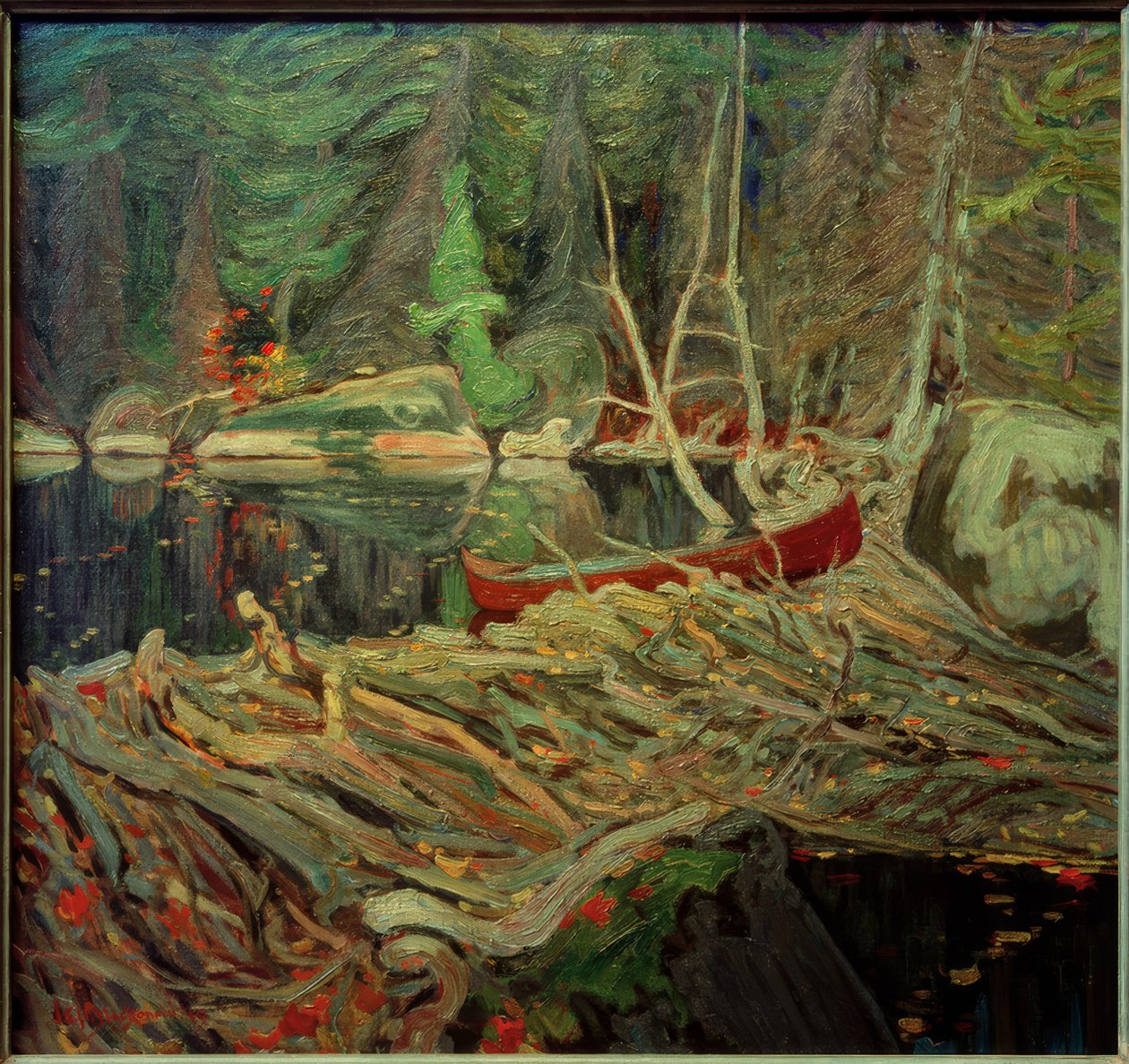 Bäverdammen av J.E.H. MacDonald