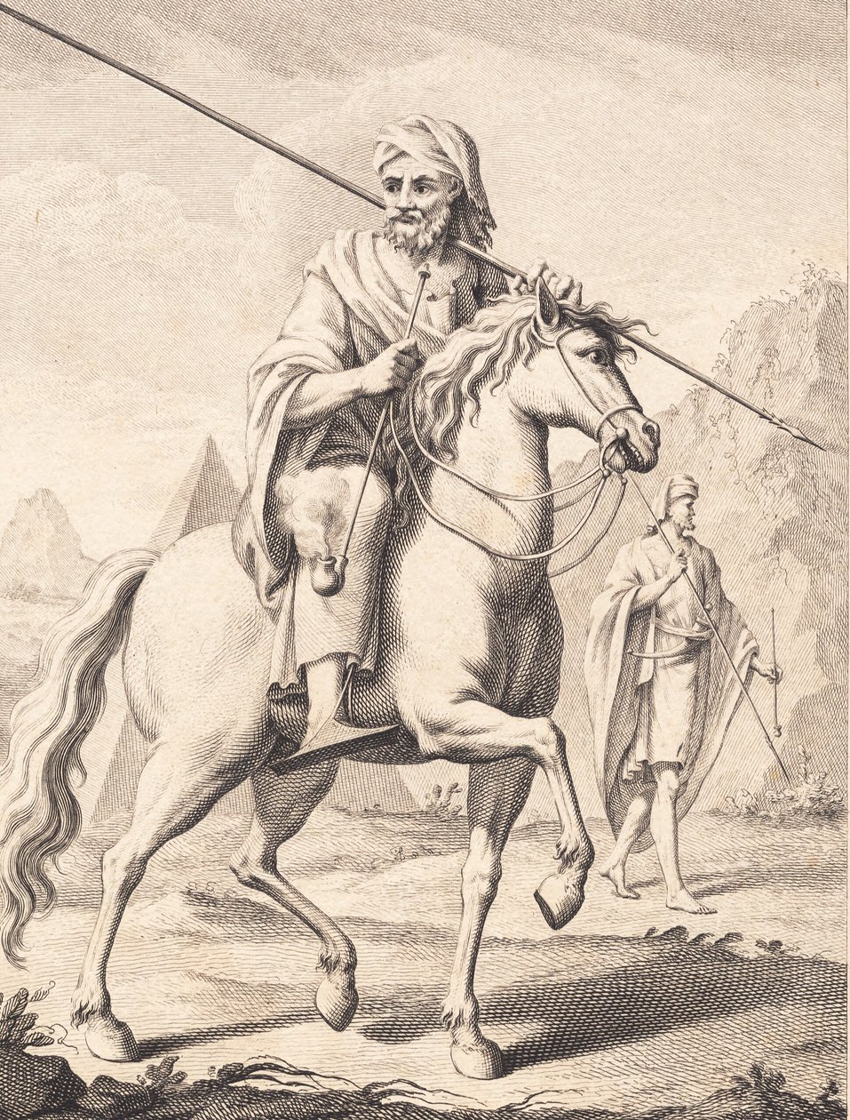 En arab till häst av J.F. Clemens