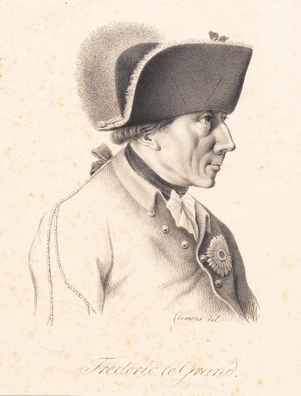 Fredrik den store av J.F. Clemens