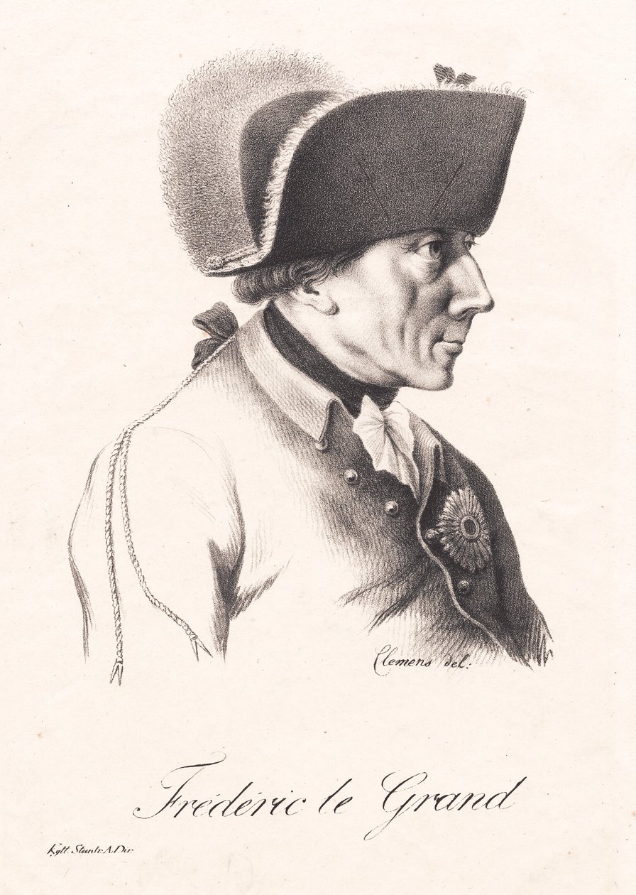 Fredrik den store av J.F. Clemens