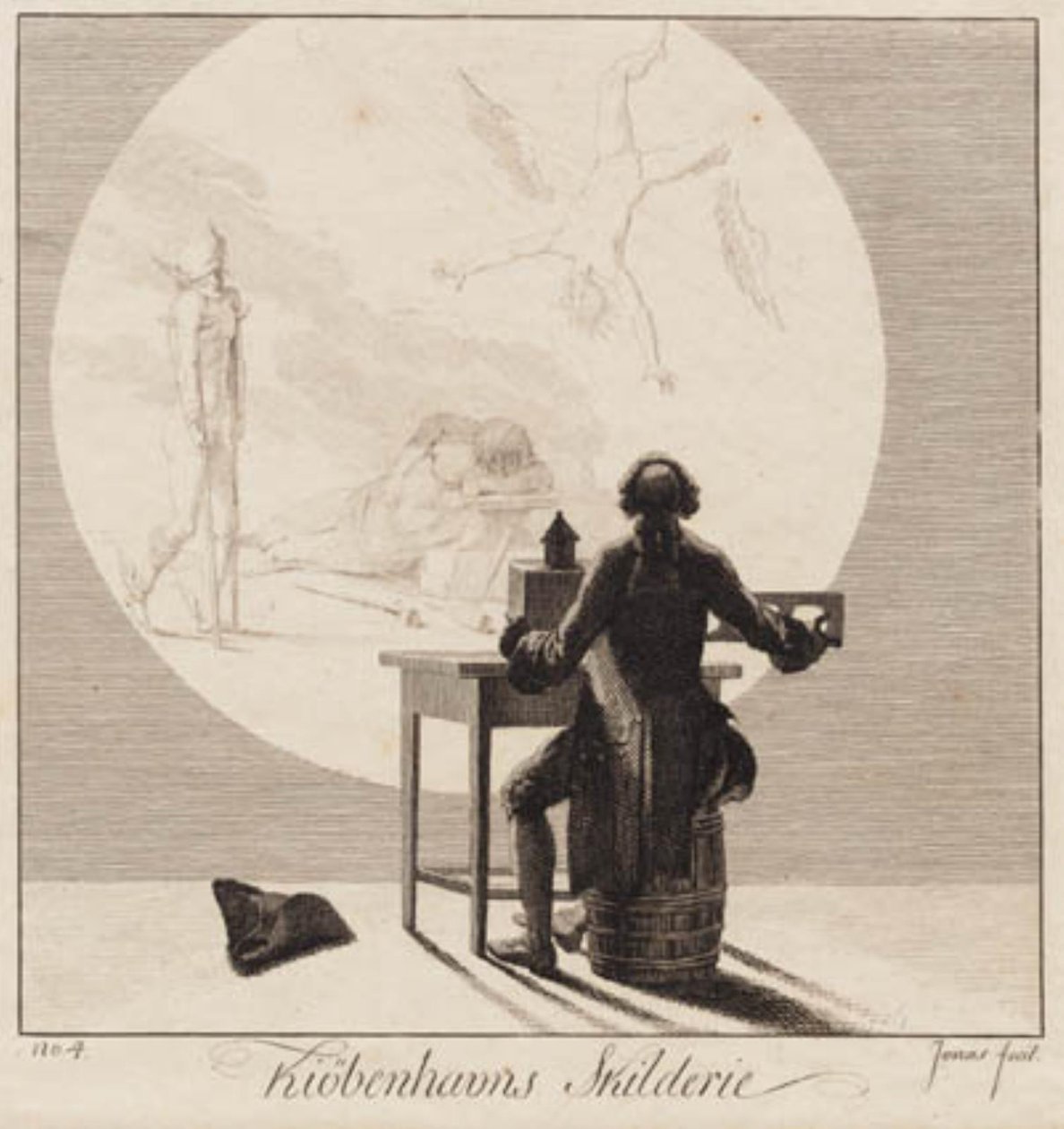 "Kiøbenhavns Skilderie", nr 4 av J.F. Clemens